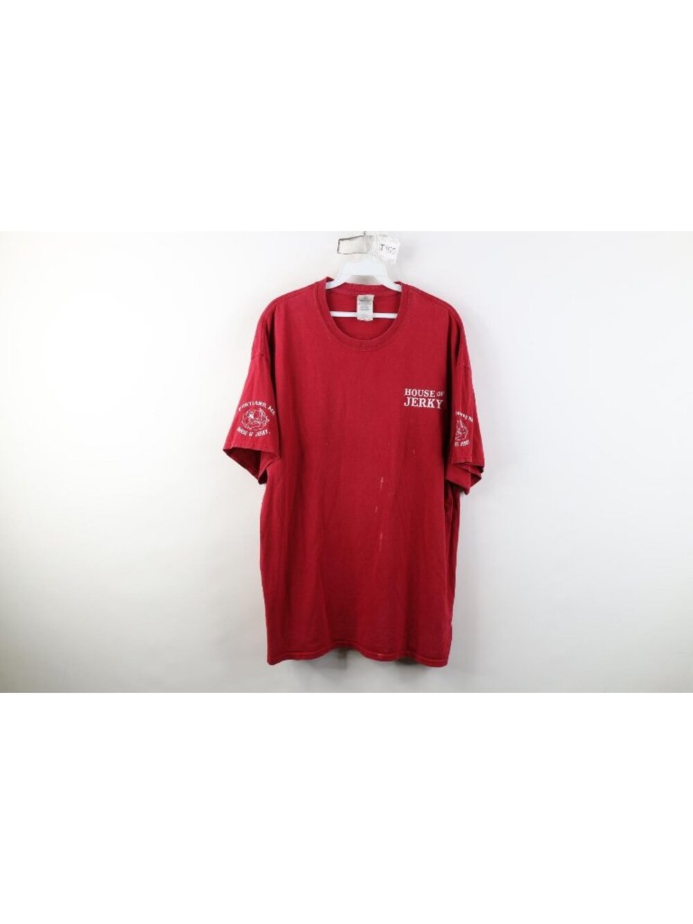 Vintage Streetwear Mens XL Distressed House Of Jerky Meat Short Sleeve T-Shirt